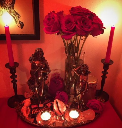 LOVE SPELLS — The Hoodwitch Sacred Space Altar, Witchcraft Altar, Aphrodite Goddess, Witches Altar, Powerful Love Spells, Love Spell Caster, Love Spell That Work, Spell Caster, Goddess Of Love