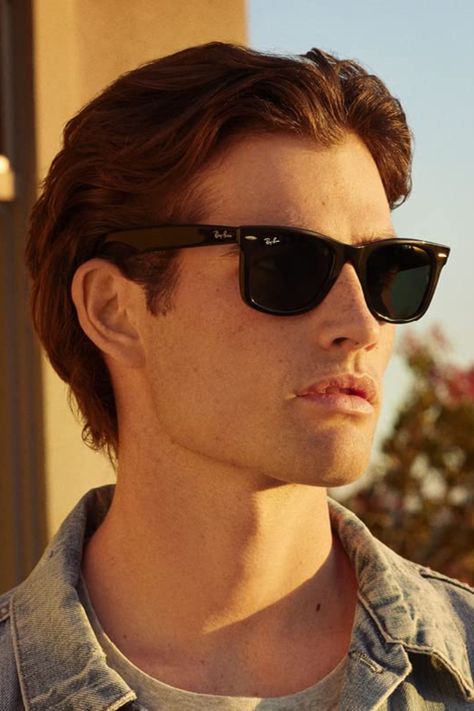 Men's & Women's high end sunglasses #ad #raybans #rayban #sunglasses #aesthetic #classic Ray Bands For Men, Men Shades Sunglasses Fashion, Rayban Glasses Men, 80s Sunglasses Men, Man Sunglasses Aesthetic, Men’s Raybans, Aesthetic Sunglasses Men, Black Sunglasses Aesthetic Men, Mens Sunglasses Aesthetic