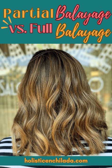 If you want to change up your look, a balayage may be the answer. Decide whether a partial balayage vs full balayage is right look for you. Balayage Partial Highlights, Full Baylage Vs Partial, Full Balayage Vs Partial, Full Vs Partial Balayage, Half Balayage Vs Full Balayage, Foil Vs Balayage, Foilage Balayage Brunette, Half Balayage Brunettes, Partial Balayage Vs Full Balayage