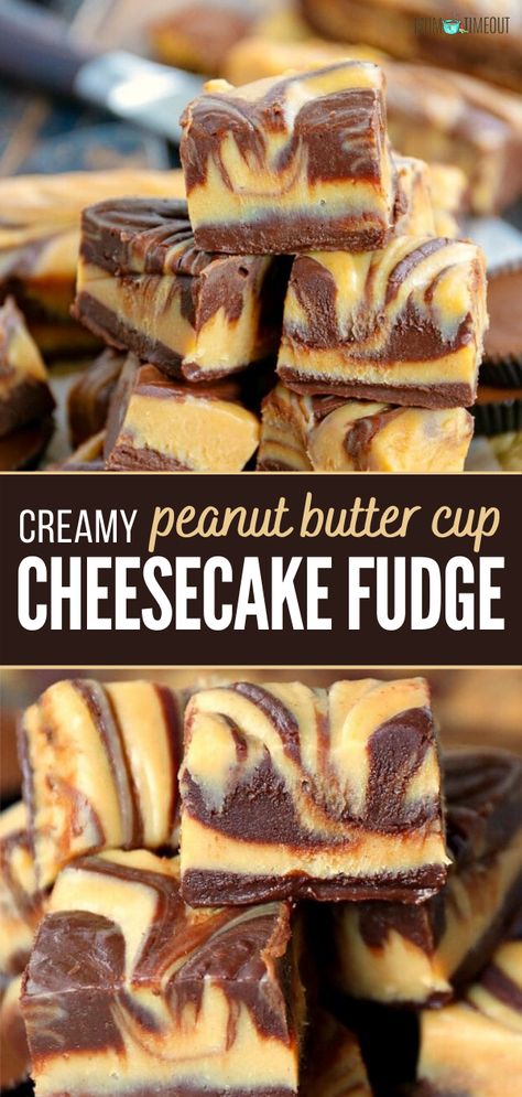 Cheesecake Fudge, Fudge Christmas, Cup Cheesecake, Peanut Butter Cup Cheesecake, Homemade Fudge Recipes, Peanut Butter Fudge Recipe, Dessert Oreo, Mom On Timeout, Fudge Recipes Easy