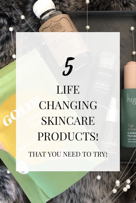 5 life changing skincare products that you need to try! Perfect for sensitive skin, oily skin, normal skin, or combo skin! Clear Skin Naturally, Collagen Booster, Life Changing Skincare, Combo Skin, Best Skincare Products, Body Care Routine, Happy Skin, Moisturizer With Spf, Younger Looking Skin