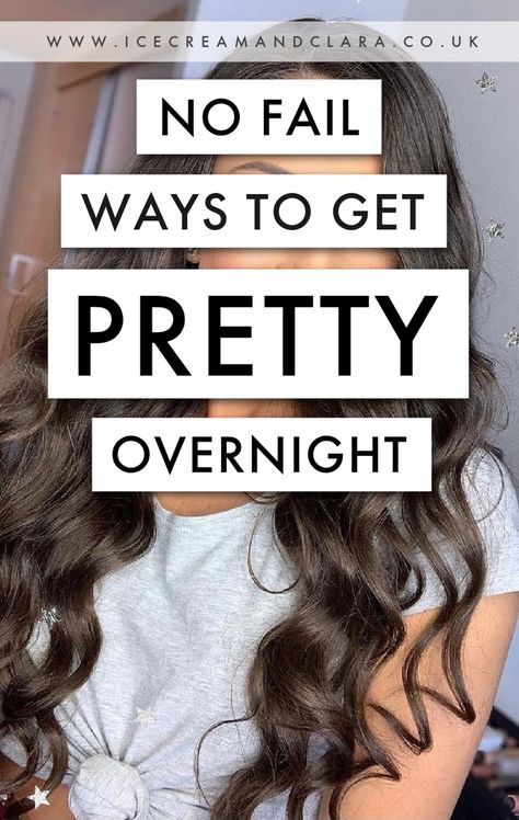 How to look pretty fast overnight beauty tips and how to glow up tips 2022 How To Do Better Makeup, Overnight Glow Up Tips, One Night Glow Up, Over Night Glow Up Tips, How To Glow Up In One Night, How To Get Prettier Overnight, Quick Glow Up, Lazy Makeup Look, How To Glow Up Over Night