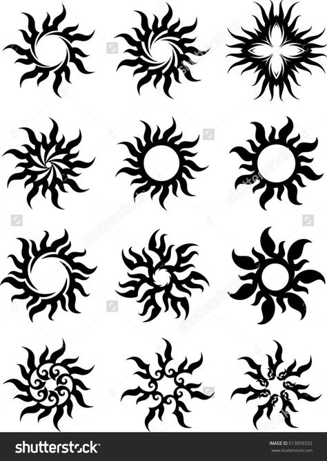 Stammestattoo Designs, Infected Tattoo, Tattoo Sonne, Tattoo Sun, Sun Tattoo Designs, Flame Tattoos, Illustration Tattoo, Sun Tattoos, Sun Tattoo