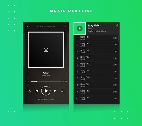 Spotify Playing Music Template, Spotify Playlist Template, Yearbook Committee, Playlist Template, Playlist Design, Yearbook Covers Themes, Yearbook Club, Spotify Template, Yearbook Inspiration