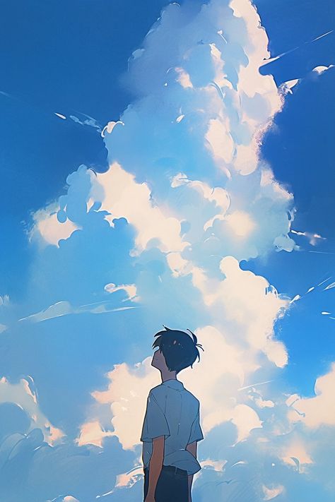 Fox Background, Make Anime, Sky Anime, Anime Illustration, Scene Art, Anime Pictures, Landscape Illustration, Sky Art, Cool Anime Pictures