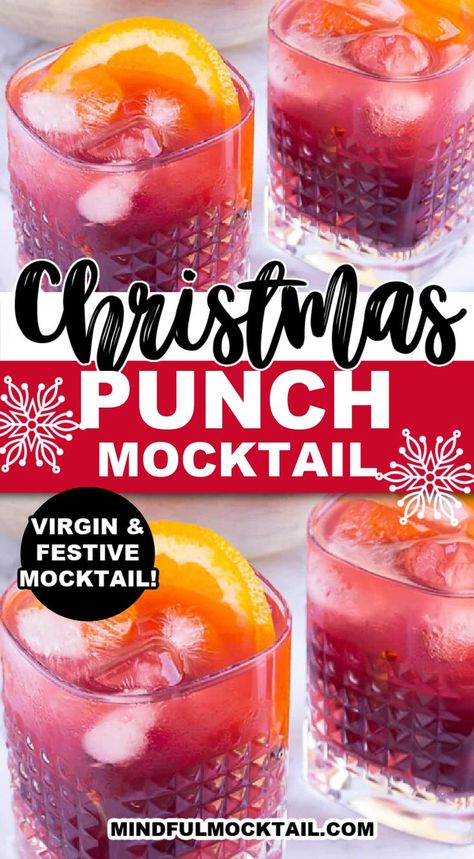 If you’re hunting for an easy, delicious non alcoholic Christmas punch, you’ve found it. Planning a holiday event can be busy enough without having the additional task of preparing and serving drinks, so why not whip this up in advance and your guests can serve themselves! Nye Nonalcoholic Punch, Christmas Slush Mocktail, Christmas Virgin Cocktails, Non Achololic Christmas Drinks, Christmas Punch Mocktail, Christmas Breakfast Drinks Nonalcoholic, Delicious Punch Recipes Non Alcoholic, Low Calorie Punch Recipes Non Alcoholic, New Years Punch Non Alcoholic