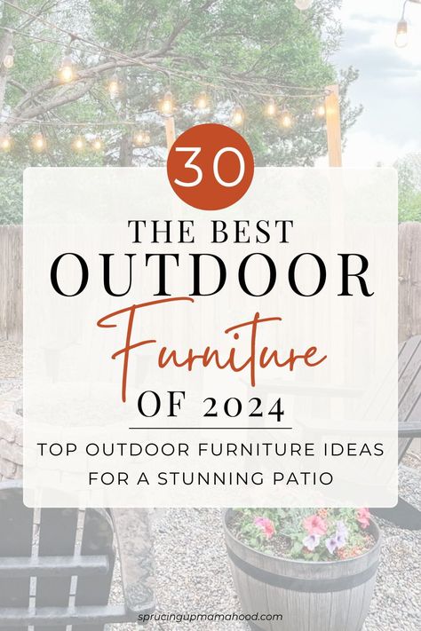 Create the perfect patio with our stylish outdoor furniture picks. Our guide features everything from rattan sofas and colorful chairs to elegant dining sets and cozy loveseats. Perfect for any porch or backyard, these furniture pieces offer both comfort and style. Explore our top recommendations to find the ideal black, white, grey, or colorful options to suit your taste. Turn your outdoor space into a beautiful and functional retreat. Grey Outdoor Furniture Decor, Porch Furniture Layout, Rattan Sofas, Grey Outdoor Furniture, Affordable Outdoor Furniture, Used Outdoor Furniture, Stylish Outdoor Furniture, Outdoor Deck Furniture, Backyard Furniture