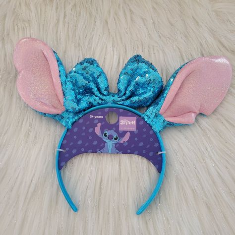 New With Tag. Stitch Ears Headband Sequin Accents. Perfect For Stitch Fans! Disney World Ears, Stitch Headband, Bird Ears, Stitch Ears, Diy Mickey Ears, Disney Princess Tiana, Disney Minnie Mouse Ears, Minnie Ears Headband, Minnie Mouse Ears Headband