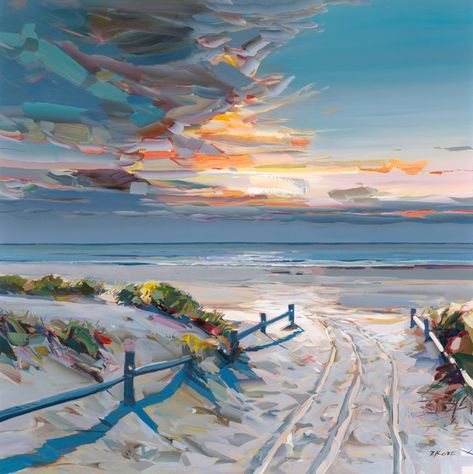 Josef Kote, Ocean Landscape, Snow Scenes, Environment Concept Art, Seascape Paintings, Abstract Canvas Art, Love Painting, Abstract Canvas, Acrylic On Canvas