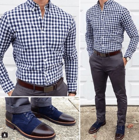 Printed-Formal-Shirts-498x500 Guys Formal Style - 19 Best Formal Outfit Ideas for Men Chris Mehan, Blue Checkered Shirt, Men Business Casual, Mens Business Casual Outfits, Formal Men Outfit, Photography Lifestyle, Mens Fashion Casual Outfits, Sharp Dressed Man, Checkered Shirt