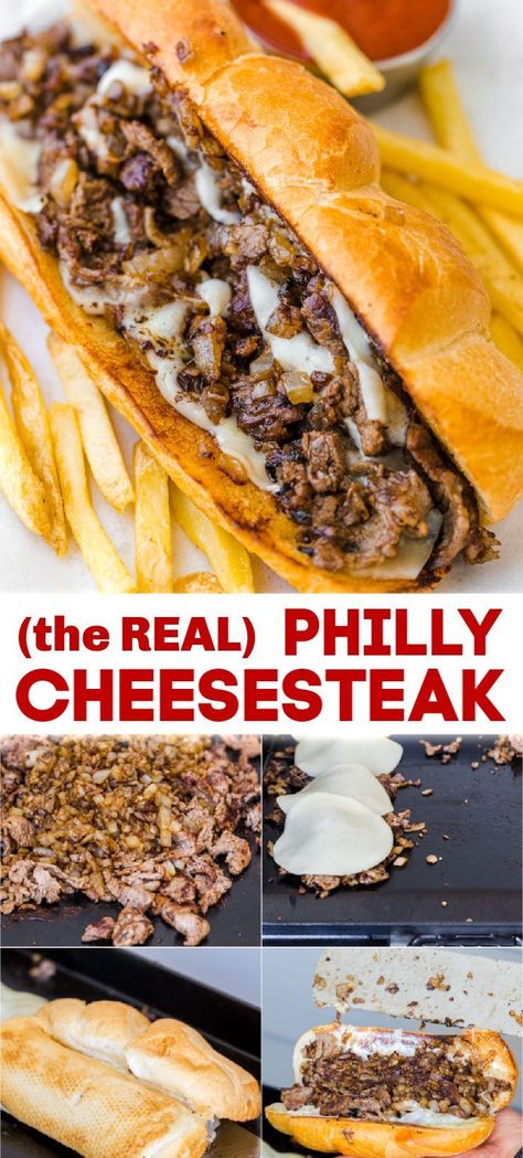 Tender Ribeye Steak, Cheese Steak Sandwich Recipe, Philly Cheesesteak Recipe, Outdoor Griddle Recipes, Griddle Cooking Recipes, Sandwich Video, Resep Sandwich, Philly Cheese Steak Sandwich, Cheesesteak Sandwich