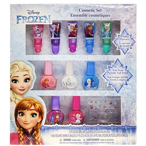 Frozen Sparkly Makeup Set for Girls Only $7.99! https://becomeacouponqueen.com/frozen-sparkly-makeup-set-for-girls/ Toddler Girl Toys, Polish Christmas, Sparkly Makeup, Cosmetic Kit, Princess Toys, Flavored Lip Gloss, Cosmetic Sets, Beauty Kit, Nail Polish Sets