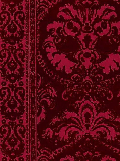 Colour of the month Many shades of Red - November — Suna & Toast - suna & toast Wallpaper Prints, Flock Wallpaper, Velvet Wallpaper, Victorian Wallpaper, St Moritz, Burgundy Velvet, Burgundy Wine, Wine Colored, Color Of The Year