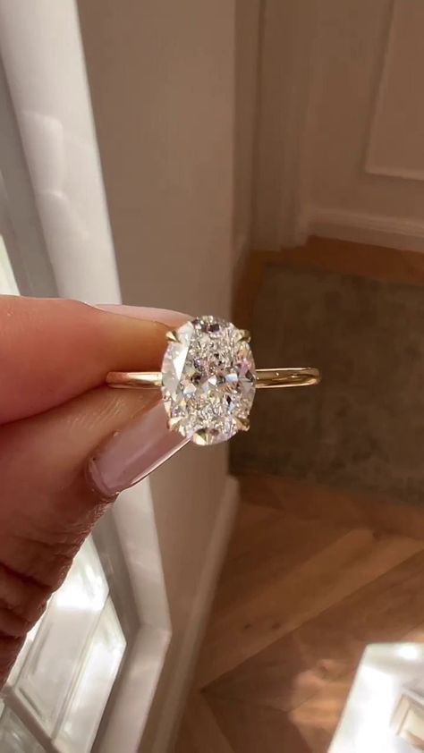 Oval Cut Moissanite Engagement Ring, 2ct Crushed ice Oval engagement ring, diamond  ring, Solid Gold Bridal Proposal Ring ✦Purpouse of Ring ✦ → Engagements 💍 💑 🎉 → Weddings ️𓍢ִ໋🌷͙֒ → Anniversaries  → Fashion accessories ✮.𖥔 ݁ ˖˚୨୧ → Religious significance † 🌷͙֒ 🕊️💍 → Cultural significance  → Achievements gifts 🎖️ → Symbolic gestures of love or commitment ᥫ᭡   Certainly, you can request a certificate for Moissanite and Lab Grown Diamond, which verifies its authenticity and quality, similar to diamond certificates. The stones in jewelry are 100% hand-crafted it is cut and polished by our experienced craftsman.  Moissanite/Lab Grown Diamond is the diamond's best alternative.   ✦ Please allow us 1-2 weeks processing time as it is customized only for you.✦  Description of Ring ✦ 💎 Ce Gold Engagement Ring No Diamond, Wedding Rings Engagement And Band, Mosinite Engagement Rings, Oval Simple Wedding Rings, Accented Wedding Ring, Crushed Ice Oval Engagement Ring, Wedding Rings 2 Carat, Engagement Rings For Stubby Fingers, Wedding Rings Gold Diamond