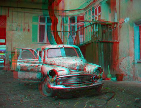 Anaglyph 3d, 3d Anaglyph, 3d Photos, 3d Photography, Stereoscopic 3d, Foto 3d, Sports Car Wallpaper, Red Glasses, 3d Pictures