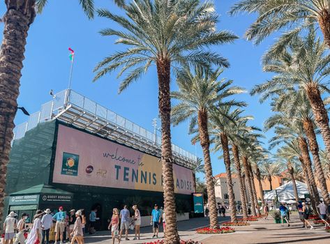 bnp paribas open @ indian wells tennis garden Tennis Decorations, Indian Wells California, Indian Wells Tennis, Wta Tennis, Tennis Aesthetic, Guest Services, Tennis Clothes, 2024 Vision, Spring Break