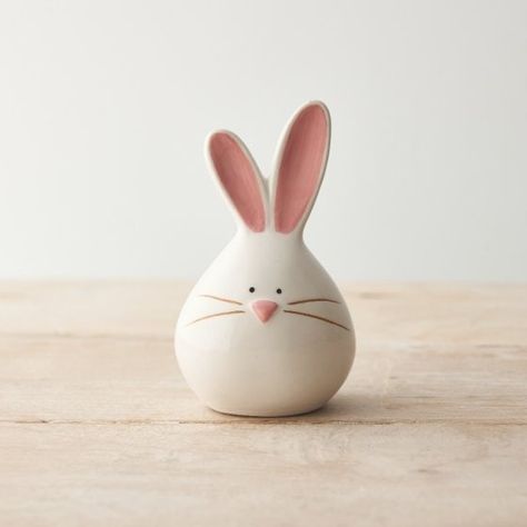 Wholesale Gifts & Accessories Arriving Soon | Portland Living 3d Tiskárna, Easter Ornaments, Boutique Inspiration, Ceramics Inspiration, Ceramic Bunny, Clay Stuff, Cerámica Ideas, Funny Bunny, Art Decor Diy