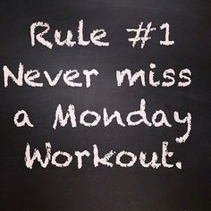 What is it they say? You’re one workout away from a good mood? Well it’s true! I woke up cranky and almost skipped my workout but I forced myself to go through with it and I am so glad … Never Miss A Monday, Monday Workout, Wednesday Workout, Michelle Lewin, Monday Quotes, Anytime Fitness, Motiverende Quotes, Gym Quote, Gym Humor