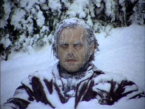 Frozen Jack from The SHINING Jack Nicholson The Shining, Films Quotes, Human Centipede, Happy Memes, Winter Survival, Friday Quotes Funny, The Boogeyman, Film Horror, Fallout 3