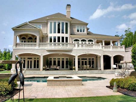 Classical Mansion, Greek Revival House Plans, French Country Exterior, 4 Car Garage, Mountain House Plans, Luxury House Plans, Greek Revival, Mansions Luxury, Luxury Homes Dream Houses