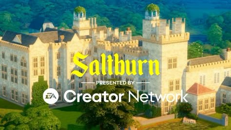 SALTBURN | NO CC | TIER PLATINO | PUBLIC ACCESS 20.FEB.2024 | Patreon Sims 4 Castle, Castle Estate, Small Castles, Castle Wedding Venue, Gothic Castle, Best Sims, Sims 4 Build, Disney Castle, Sims 4 Houses