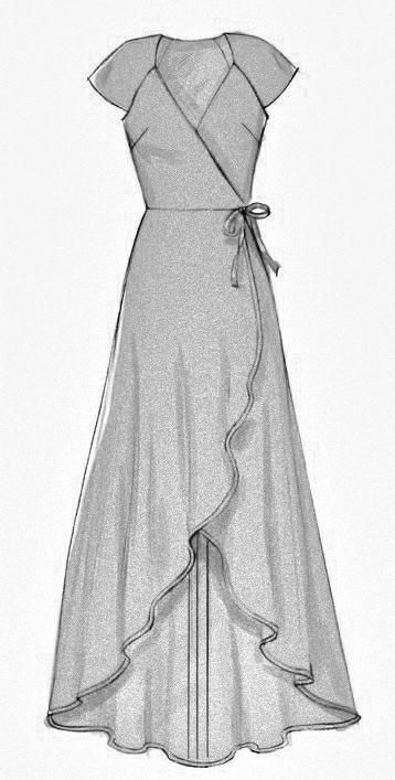 Pencil Drawings Easy Sketches, Step By Step Drawings, Easy Sketches, Paintings Ideas, Dress Design Drawing, Fashion Illustration Sketches Dresses, Pencil Drawings Easy, Fashion Drawing Dresses, Kleidung Diy