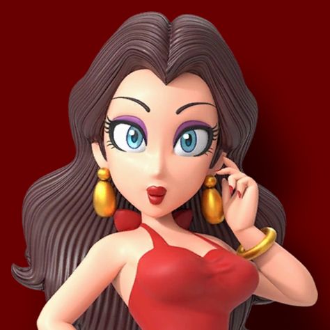 Princess Pauline, Pauline Mario, Happy Doodles, Super Mario Princess, Mario Fan Art, Nintendo Princess, Super Mario Party, Mario Nintendo, Nintendo Characters