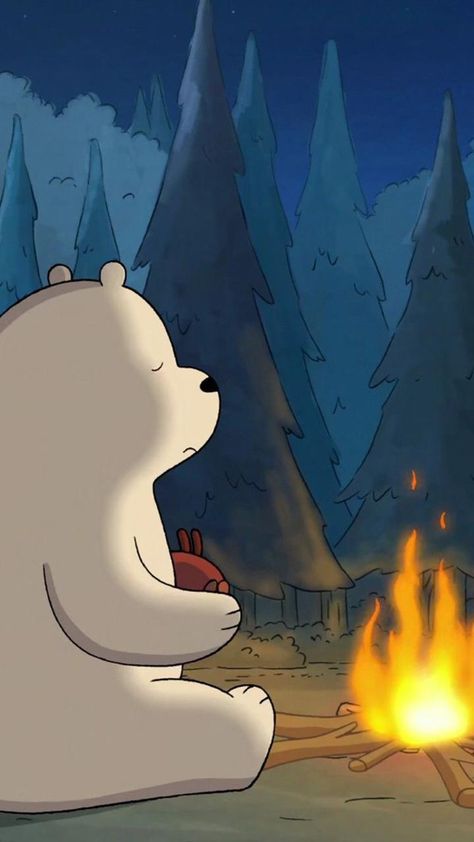 Wallpapers Cool, Ice Bear We Bare Bears, العصور الوسطى, Walpapers Cute, Art Random, Anak Haiwan, Bear Bears, Wallpaper Cartoon, We Bare Bears Wallpapers