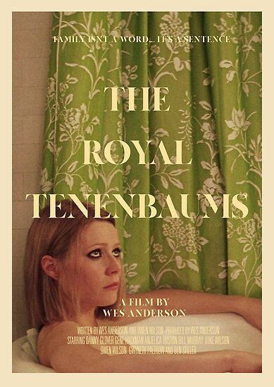 The Royal Tenenbaums Movie Poster, The Royal Tenenbaums Poster, Royal Tenenbaums Poster, Royal Tenenbaums, Wes Anderson Movies, Wes Anderson Films, The Royal Tenenbaums, Septième Art, Film Poster Design