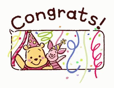 Congrats Winnie The Pooh GIF - Congrats WinnieThePooh - Discover & Share GIFs Congratulations Gif, Winnie The Pooh Gif, Pooh Birthday, Winnie The Pooh Pictures, Winnie The Pooh Birthday, Cute Winnie The Pooh, Winnie The Pooh Quotes, Winnie The Pooh Friends, Disney Gif