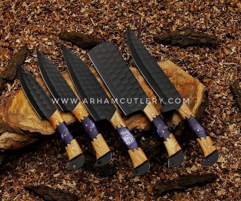 Send DM to place your order .. Shop Link in Bio is also Available . #chefknife #chef #knife #cheflife #knives #kitchenknife #chefknives #knifeporn #handmade #knifemaker #kitchenknives #knifemaking #damascus #cooking #knifelife #chefsofinstagram #customknives #kitchen #handmadeknives #customknife #bladesmith #chefslife #gyuto #cutlery #chefs #knifenut #knifecollection #food #arhamcutlery Kitchen Knives Set, Damascus Kitchen Knives, Types Of Hunting, Damascus Chef Knives, Handmade Knife, Bbq Gifts, Steel Gifts, Knife Gifts, Knife Collection