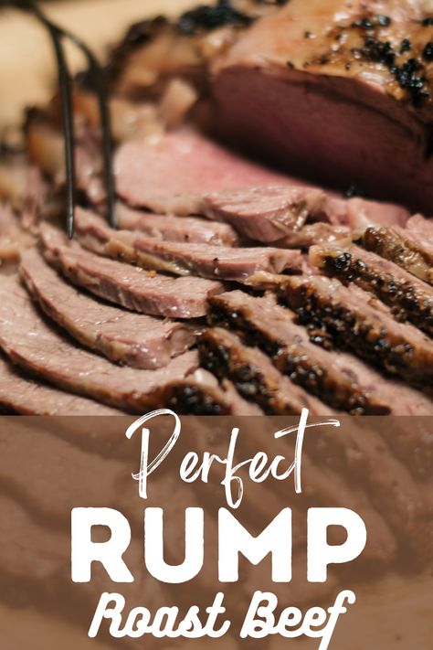 Perfectly roasted tender rump roast beef! How to cook a rump roast in the oven! #rumproastrecipe Tender Rump Roast, Cooking A Rump Roast, Rump Roast Recipe, Classic Roast Beef, Crockpot Rump Roast, Oven Roast Beef, Beef Rump Roast, Roast Beef Recipe, Rump Roast