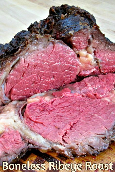 Boneless Rib Roast Recipe, Boneless Ribeye Roast, Beef Ribeye Roast, Boneless Prime Rib Roast, Boneless Beef Ribs, Meal For One, Prime Rib Roast Recipe, Beef Tenderloin Recipes, Ribeye Roast