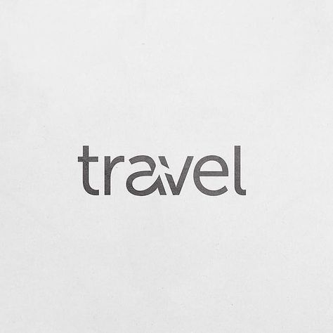 Turismo Logo, Travel And Tours Logo, Logo Voyage, Travel Fonts, Travel Agency Logo, Font Logotype, Good Morning Wishes Gif, Logo Travel, Negative Space Logos