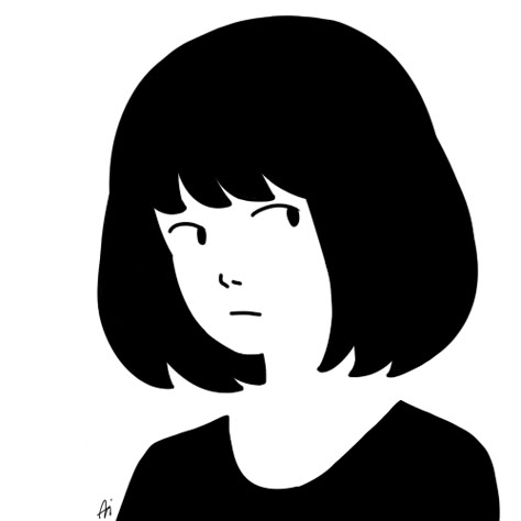 Just a simple animation. Character Animation Gif, Black And White Animation, Hair Animation, Simple Animation, Line Animation, Animation Storyboard, Haiwan Lucu, Character Animation, Kunst Inspiration