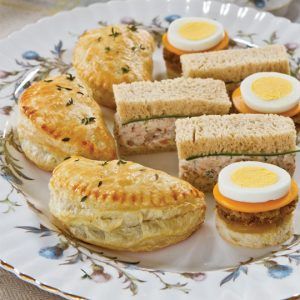 Smoked Trout Tea Sandwiches Bridies Recipe, Steak And Onions, Afternoon Tea Recipes, Tea Time Food, Smoked Trout, Scottish Recipes, Scotch Eggs, Finger Sandwiches, Tea Party Food