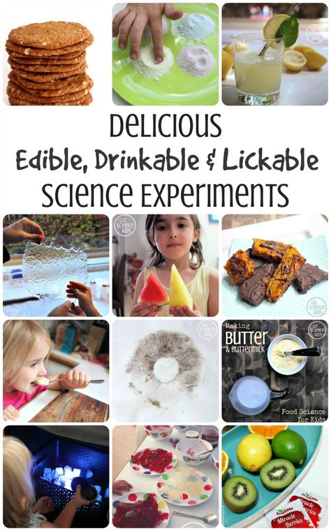 Food Science Experiments For Kids, Edible Science Experiments For Kids, Edible Science Experiments, Science Snack, Food Science Experiments, Edible Stem, Edible Science, Kitchen Science Experiments, Science Kids