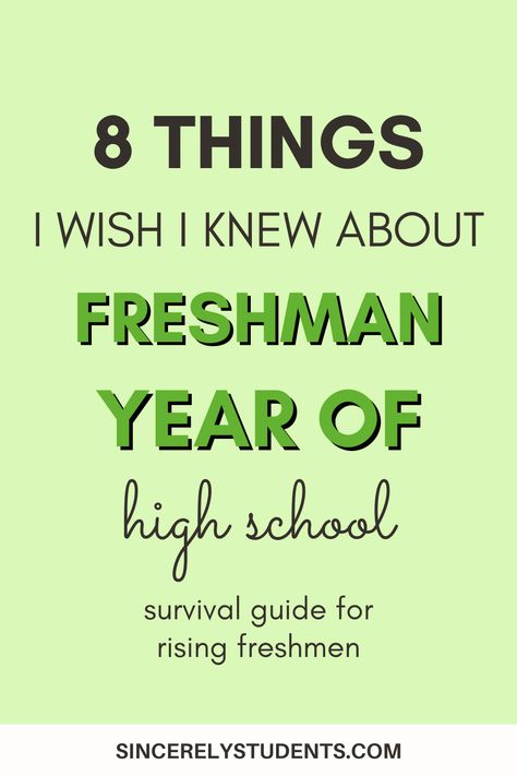 Learn how to survive freshman year of high school with these best tips! Here are 8 things I wish I knew before starting the first year of high school. Check it out to thrive in high school! High School Traditions Ideas, Things I Wish I Knew In High School, High School Survival Kit Freshman Gift, How To Survive High School, High School Freshman Tips, First Day Outfit Ideas, High School Hacks Freshman Year, 1st Day Of High School, High School Preparation