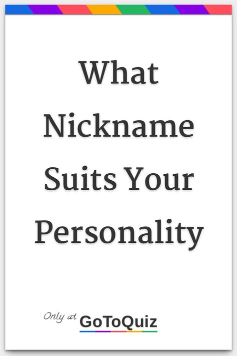 "What Nickname Suits Your Personality" My result: 64% - Your Nicknames Are: Cute Insulting Nicknames, Nicknames For Sophia, Nyx Name Meaning, Cute Names For Your Best Friend, Sunshine Nickname, Good Nicknames For Best Friends, Fun Nicknames For Friends, Spell Out Your Name Personality, Name Ideas With Nicknames