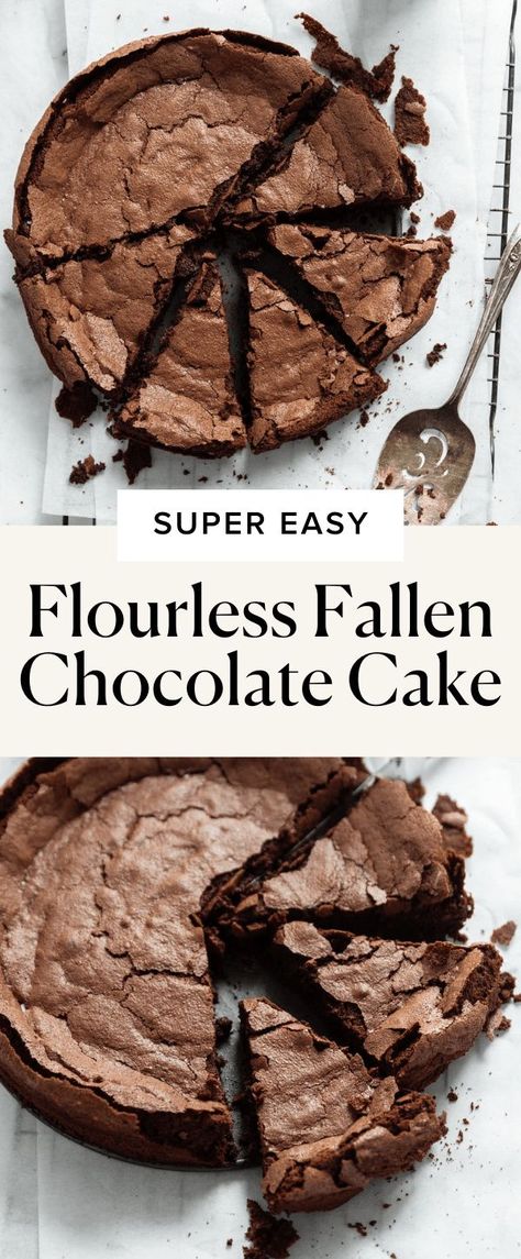 Flourless Chocolate Cake Ina Garten, Flourless Chocolate Desserts, Broma Bakery Chocolate Cake, Flour Less Chocolate Cake, Fallen Chocolate Cake, Passover Flourless Chocolate Cake, Broma Bakery Gluten Free, Flour Free Chocolate Cake, Chocolate Torte Flourless