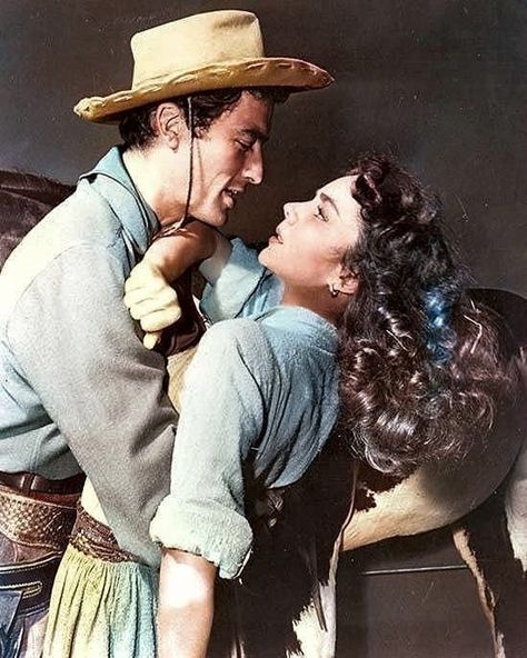 Cowboy Duel, Jennifer Jones, Gregory Peck, Western Movies, Wild West, Loki, Movie Stars, Cowboy Hats, The Sun