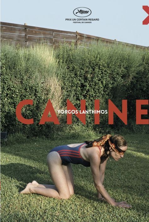 Dogtooth • Canine by Yorgos Lanthimos, 2009 Dogtooth Yorgos Lanthimos, Yorgos Lanthimos Poster, Yorgos Lanthimos Cinematography, Yorgos Lanthimos, Film Posters Art, Cult Movie, Film Poster Design, Best Horror Movies, Horror Posters