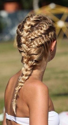 Game of Thrones. Love this style, inspired by the series. #HotOnBeauty #medievalbraids www.hotonbeauty.com Beach Braids, Beautiful Braids, Sienna Miller, Gwyneth Paltrow, Charlize Theron, Hair Envy, Heidi Klum, Cara Delevingne, Love Hair