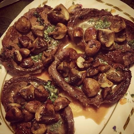 Steak De Burgo Recipe Steak Deburgo Recipe, Basil Butter, Tenderloin Steak, Mushroom Dish, Garlic Herb Butter, Tv Chefs, Beef Tenderloin, Des Moines Iowa, Herb Butter