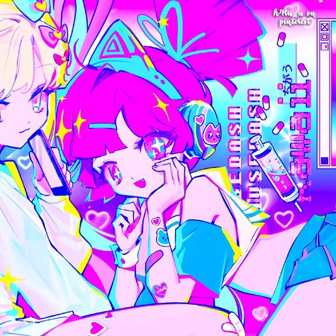 ˚˖ ꘪ @h4ru_u // Matching Icons Muse dash // Goals Muse dash // Follow Me! ʕ•ᴥ•ʔ੭꒷ Muse Dash, Matching Icons, The Artist, Muse, Follow Me, Screen, Anime, Pink