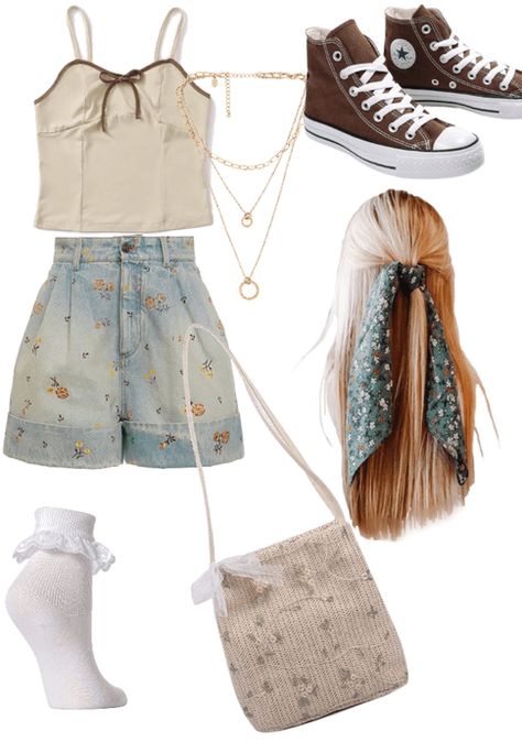 cottage core Outfit | ShopLook Cute Cottage Core Outfits Summer, 90s Core Outfits, Ghiblicore Fashion, Honey Core Outfits, Honey Core Aesthetic Outfits, Vintage Cottagecore Aesthetic Outfits, Princess Core Outfit Casual, Cottegcore Aesthetic Outfits, Springcore Outfits