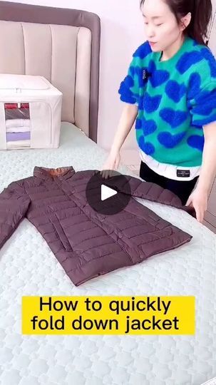 39K views · 11K reactions | Dop a ❤️ if this is helpful!
How to quickly fold down jacket? 📚 
#foldingclothes #organize #storagehacks #folding #foldinghacks | The Folding Hacks | thefoldinghacks · Original audio Konmari Folding, Folding Hacks, Folding Towels, Folding Clothes, Storage Hacks, Beauty Inspiration, Down Jacket, Belgium, Istanbul