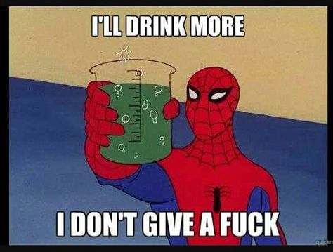 Put your drinks up! Spiderman Drinking, Spider Man Meme, Spider Man Quotes, Spider Meme, Man Meme, Spiderman Meme, Spiderman Funny, Pouty Lips, Spiders Funny