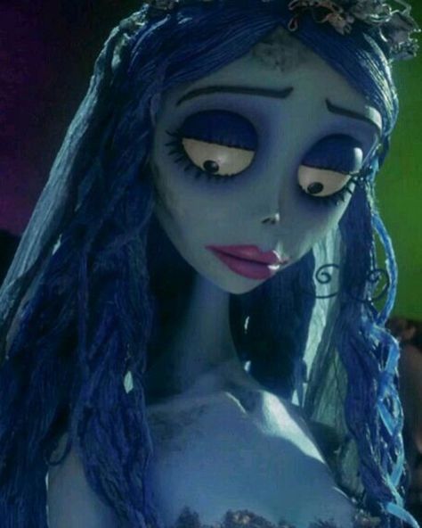 corpse bride (2005) Corpse Bride, Tim Burton, Blue Hair, Makeup Looks, Makeup, Hair, Blue, Instagram, Make Up Looks