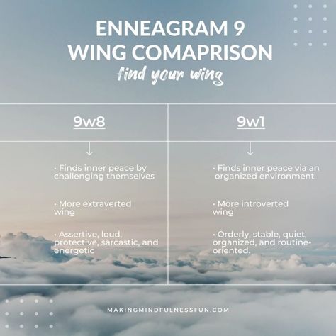 9 Wing 1 Enneagram, The Peacemaker, Enneagram 9, The Enneagram, Infj Personality, A Wing, Enneagram Types, Words Matter, Finding Inner Peace